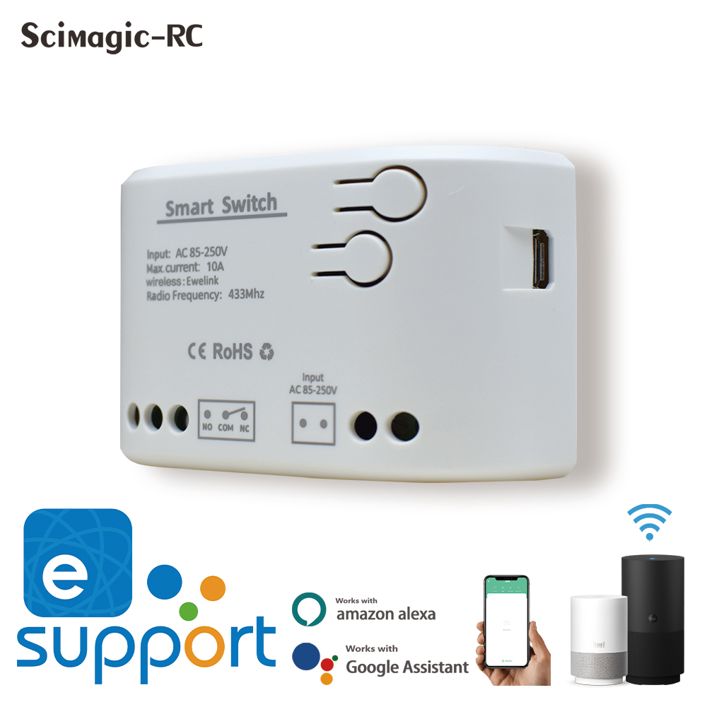 433Mhz Receiver Module - EWELINK Wifiスマートリレーモジュール 1CH DC7-32V 12V 24V