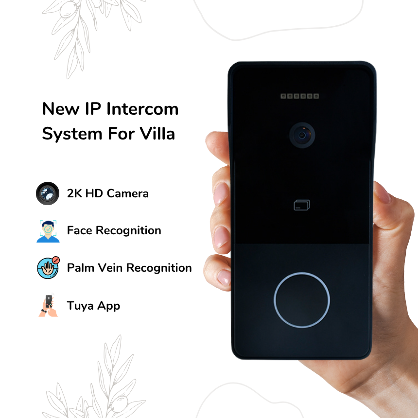 Tuya スマートビデオドアベル屋外ユニット顔掌認識1080 - Smart Doorbell Wired のレビューと価格