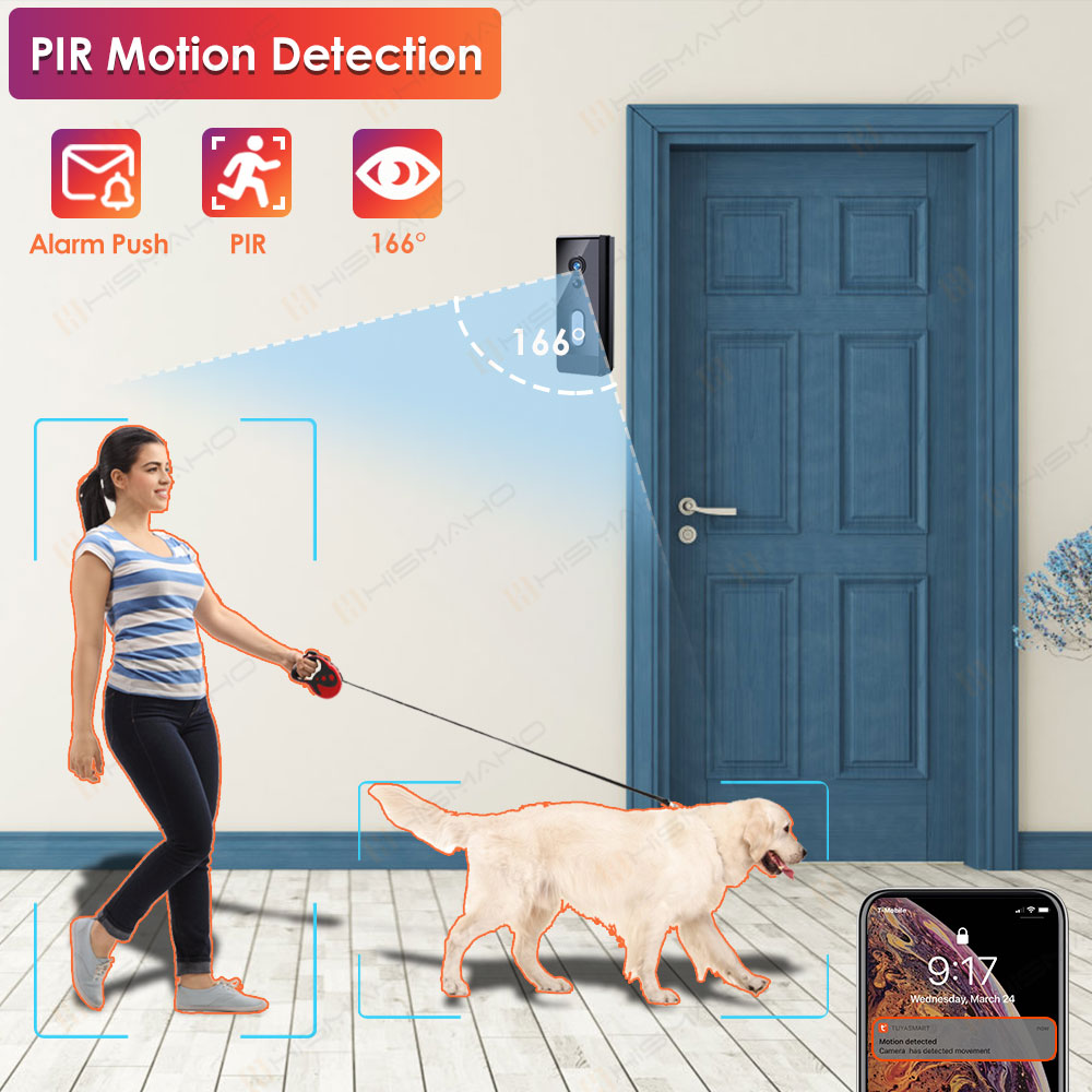 Tuya-ワイヤレスビデオインターホン,防水,wifiドアベ - Smart Doorbell Wired のレビューと価格