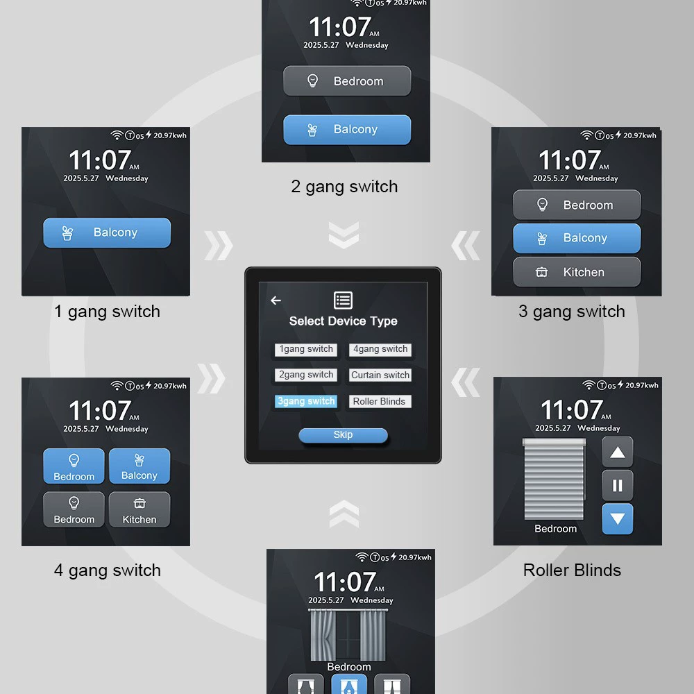 米国スマートWiFiスイッチTuya EU 4x4高級Zig - Diy Home Automation System のレビューと価格