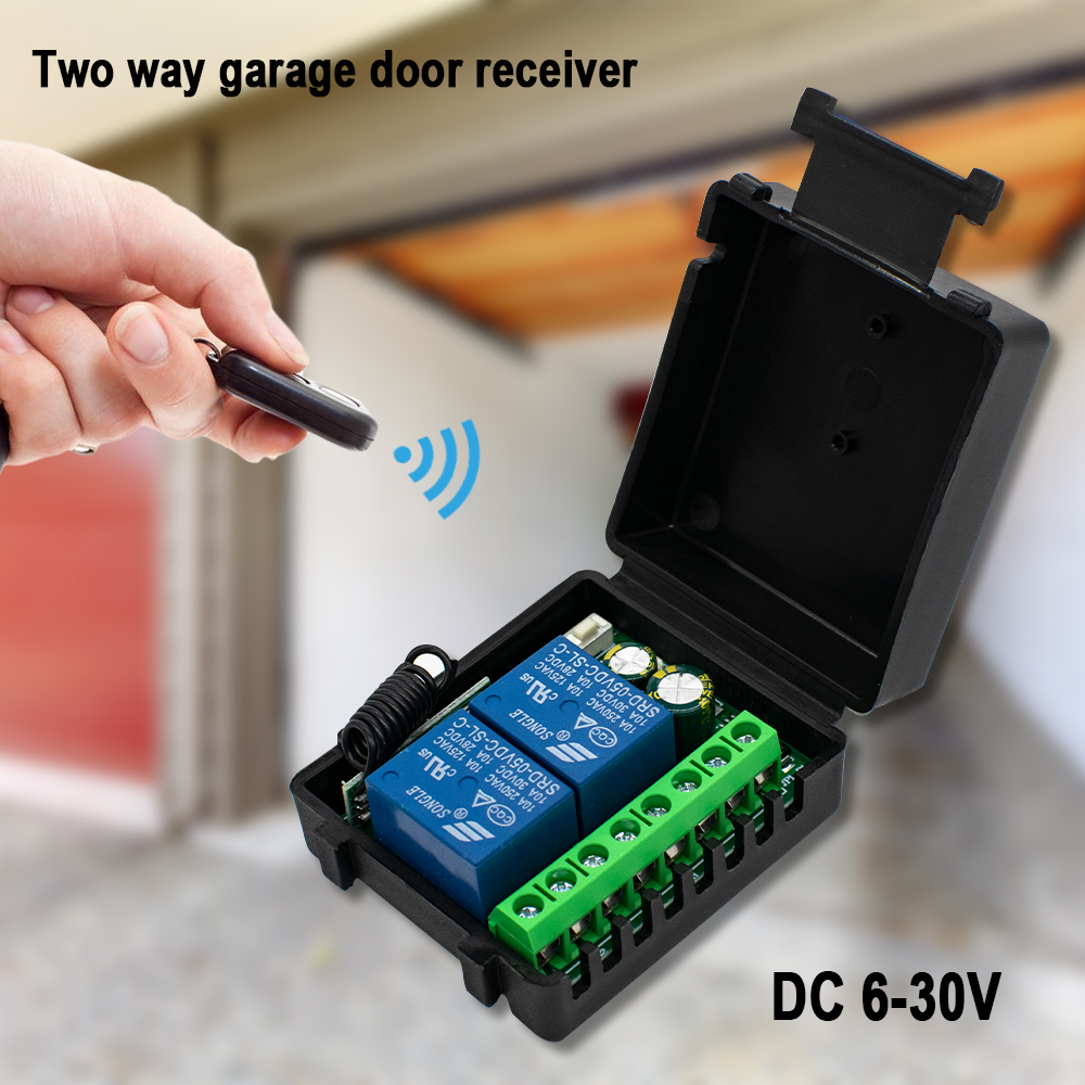 1~10個の2チャンネル433MHz RFリモコンとDC 1 - 433Mhz Receiver Module のレビューと価格