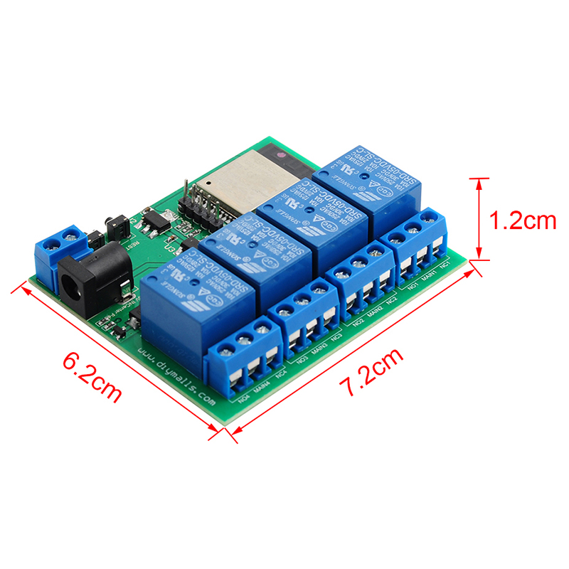 ESP32S 4チャンネルWiFi/Bluetoothリレー - Iot Diy Home Automation のレビューと価格