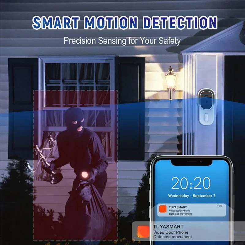 ワイドビュー Tuya スマートライフ APP WiFi オ - Smart Doorbell Wired のレビューと価格