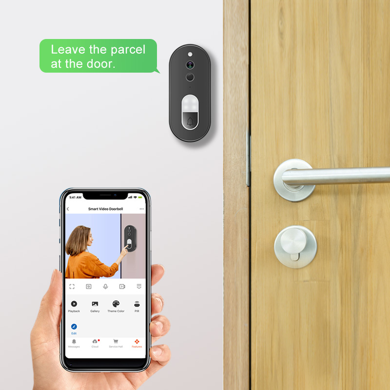 WiFi ビデオドアベル Tuya スマートライフと連携 ホ - Smart Doorbell Wired のレビューと価格