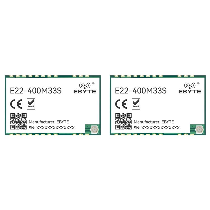 2X EBYTE SX1268 433Mhz Lora ワイ - 433Mhz Receiver Module のレビューと価格