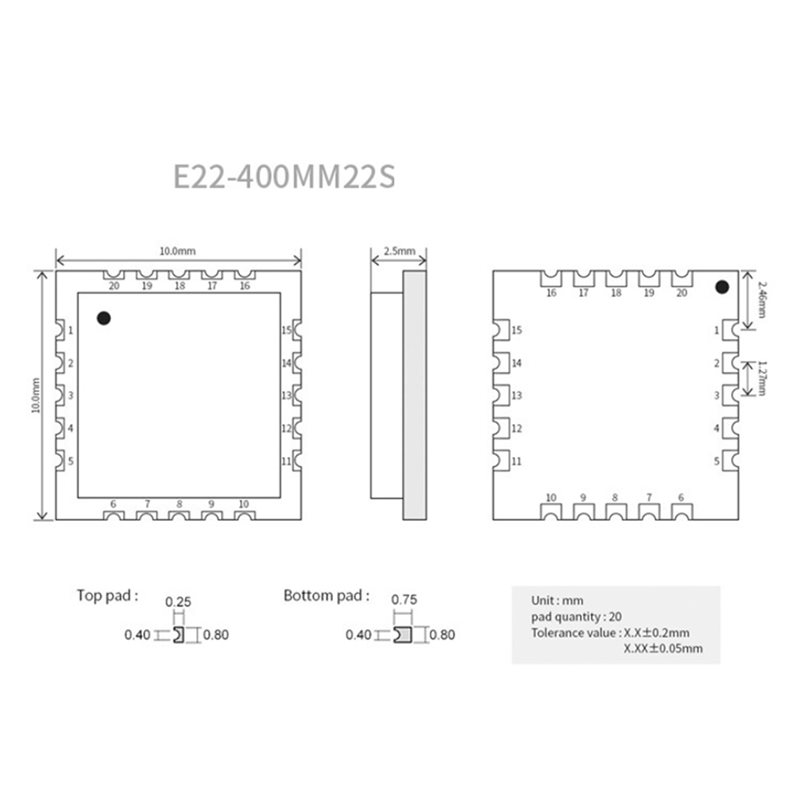 2X EBYTE SX1268 433Mhz Lora ワイ - 433Mhz Receiver Module のレビューと価格